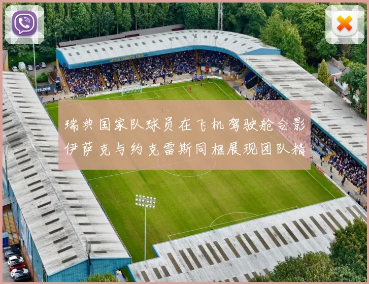瑞典国家队球员在飞机驾驶舱合影伊萨克与约克雷斯同框展现团队精神